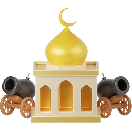 Mosque  3D Illustration