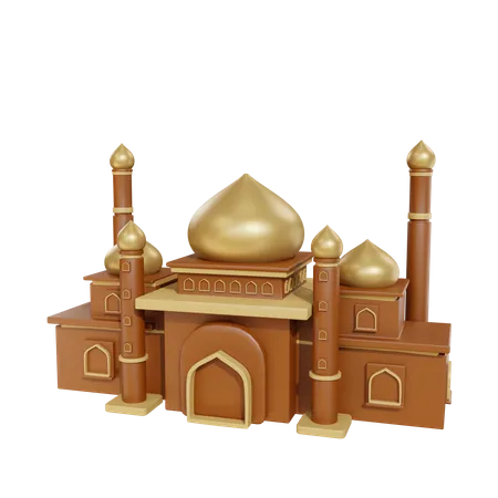 3 D Rendering Mosque Illustration Object 3D Illustration