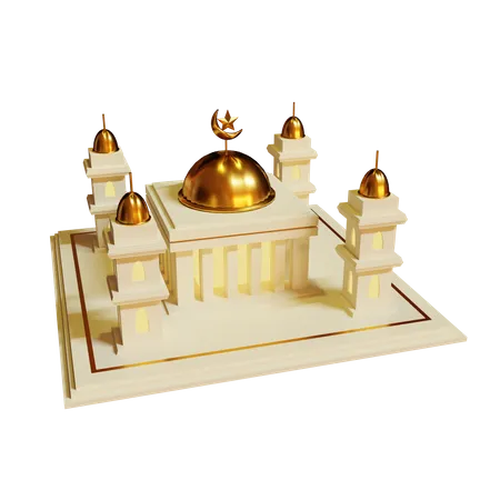 3 D Islam Mosque 3D Illustration