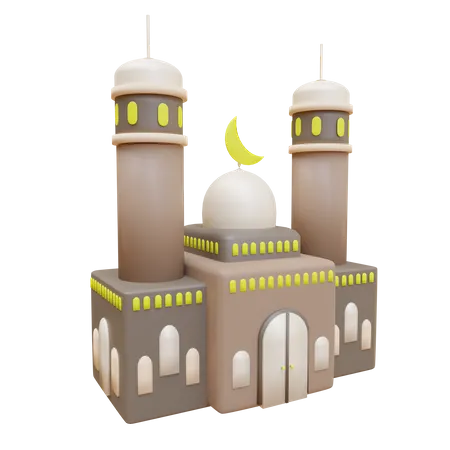 Ramadhan And Eid Mubarak 3 D Icon 3D Illustration