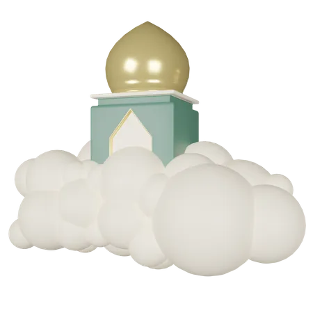 3 D Render Mosque Illustration 3D Icon