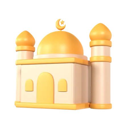 3 D Mosque Ramadan Kareem Icon 3D Icon