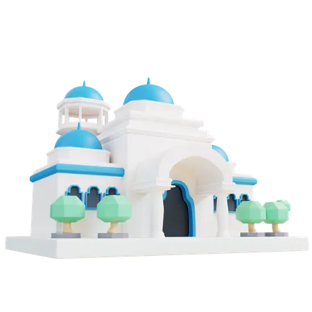 3 D Illustration Mosque 3D Icon