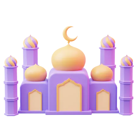 Ramadan Mubarak 3 D Asset 3D Icon