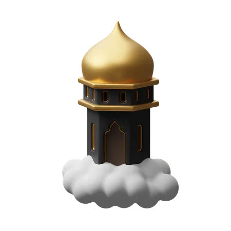 Mosque And Clouds Download This Item Now 3D Icon