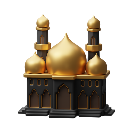 Mosque building  3D Icon