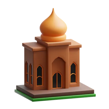 Mosque building  3D Icon