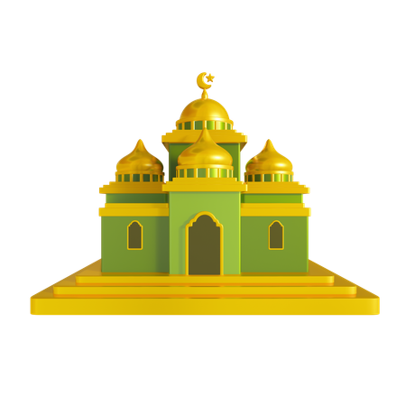 Mosque Building  3D Icon