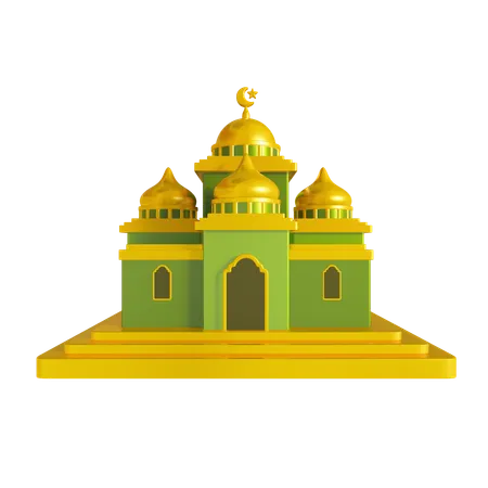 Mosque Building  3D Icon