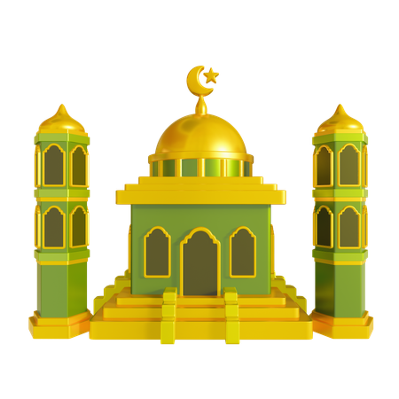 Mosque Building  3D Icon