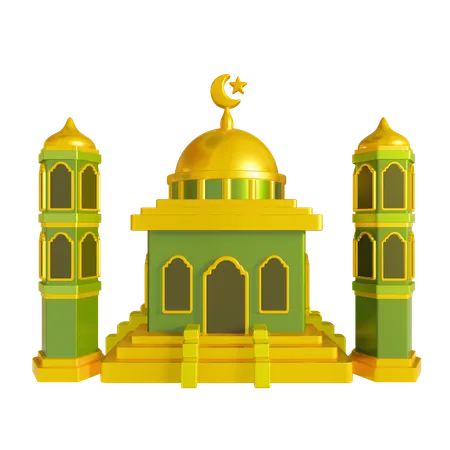 Mosque Building  3D Icon