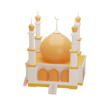 Mosque Building  3D Icon