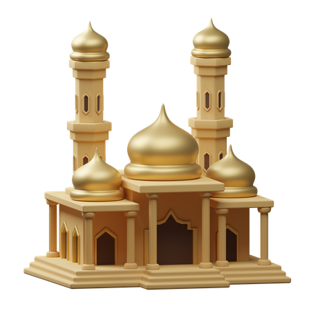 Mosque building  3D Icon