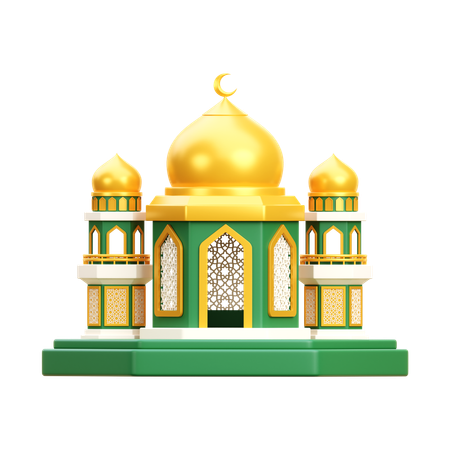 Mosque Building  3D Icon