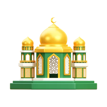 Mosque Building  3D Icon