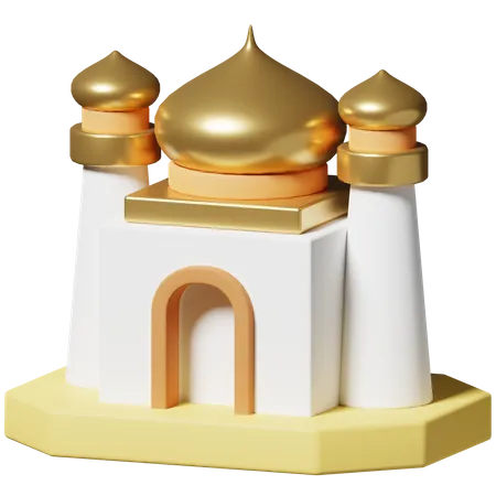 Mosque Building  3D Icon