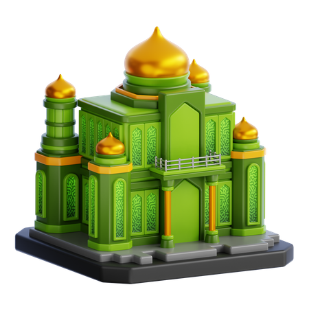 MOSQUE BUILDING  3D Icon