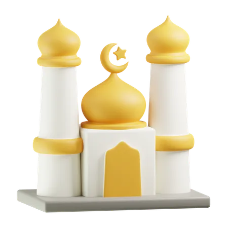 Mosque Building  3D Icon