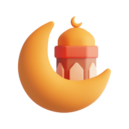 Mosque Building  3D Icon