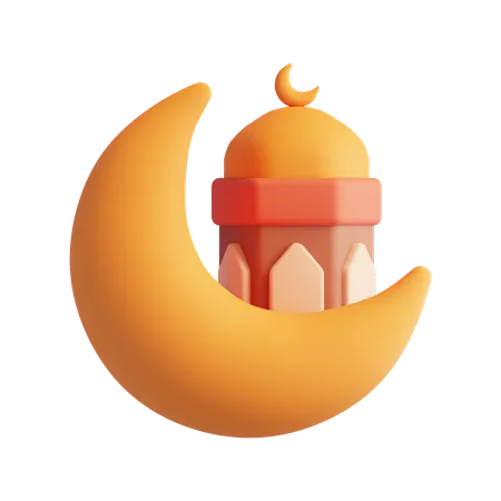 Mosque Building  3D Icon
