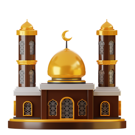 Mosque Building  3D Icon