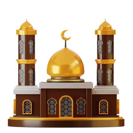 Mosque Building  3D Icon