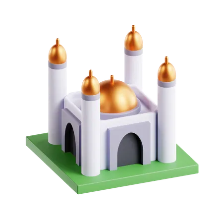 Mosque Building  3D Icon