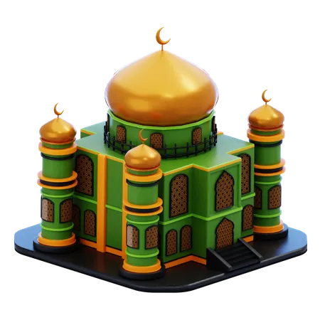 Mosque Building  3D Icon