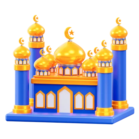 Mosque building  3D Icon