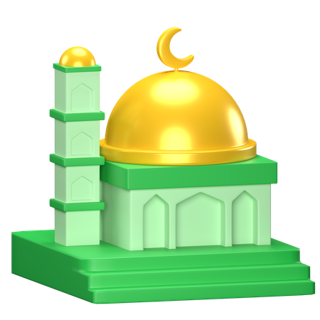 Mosque Building  3D Icon