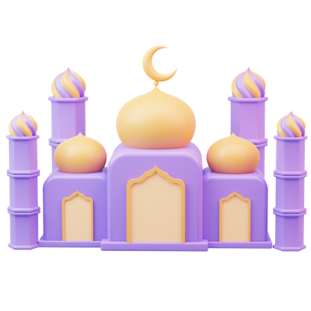 Mosque Building  3D Icon