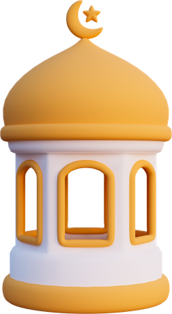 Mosque Building  3D Icon