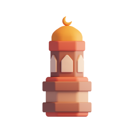 Mosque Building  3D Icon
