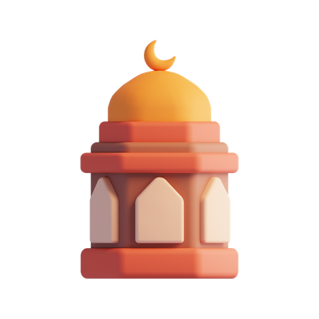 Mosque Building  3D Icon