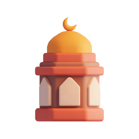 Mosque Building  3D Icon