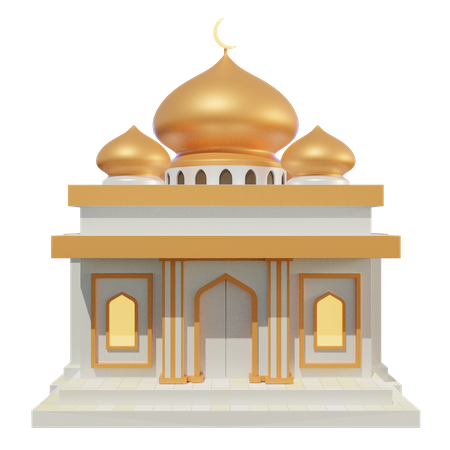 Mosque Building  3D Icon