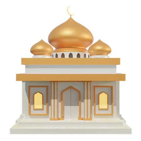 Mosque Building  3D Icon