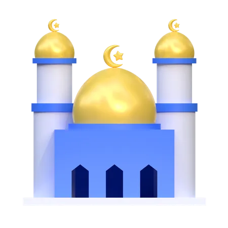 Mosque Building  3D Icon