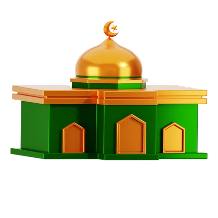 Mosque Building  3D Icon