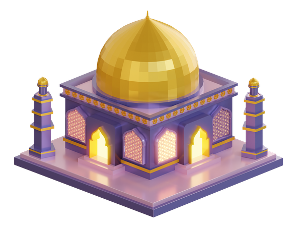 Mosque Building  3D Icon