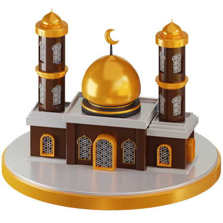 Mosque Building  3D Icon