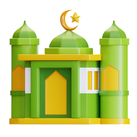 Mosque Building  3D Icon