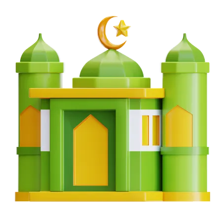 Mosque Building  3D Icon