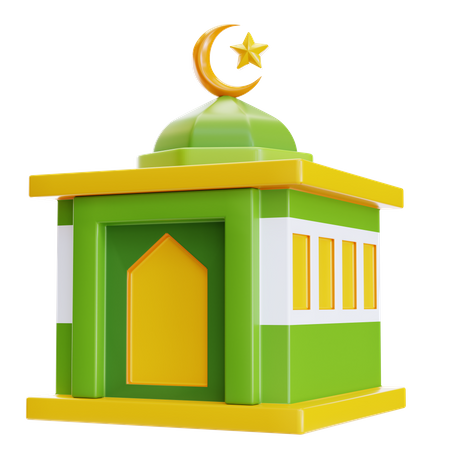 Mosque Building  3D Icon