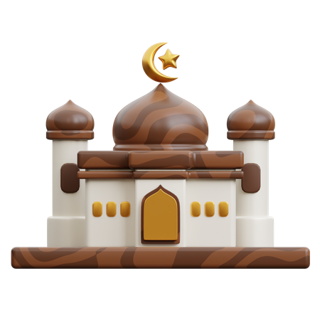 Mosque Building  3D Icon