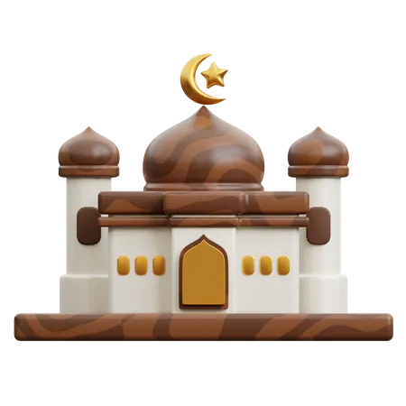 Mosque Building  3D Icon