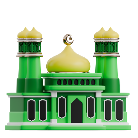 Mosque Building  3D Icon