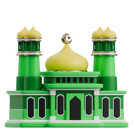 Mosque Building  3D Icon