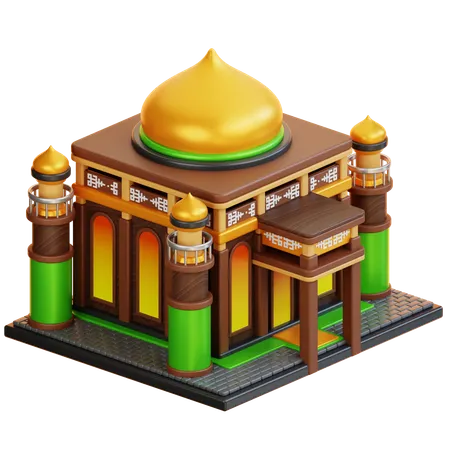 Mosque Building  3D Icon