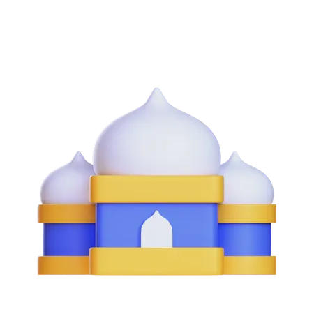 Mosque Building  3D Icon